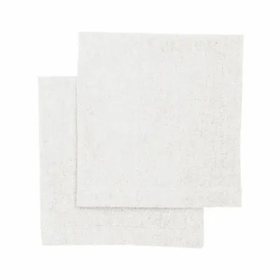 Linge de table textile - SERVIETTE RECYCLÉE 2-PACK ELIN, BEIGE 45x45cm - BY WILLE