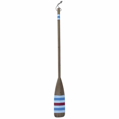 Autres décorations murales - Rame en bois, rouge, bleue et blanche, long. 150 cm - TRADE WINDS