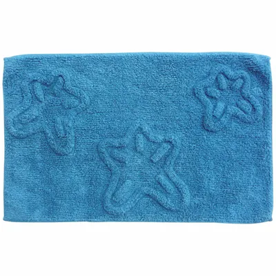 Tapis - Tapis de bain 3 étoiles de mer 50x80, turquoise - TRADE WINDS