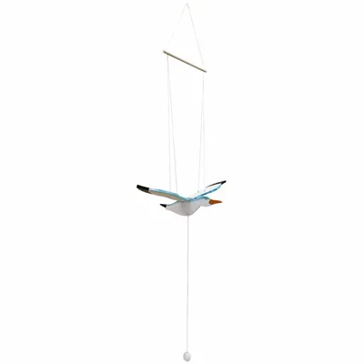 Objets déco enfant - Mobile mouette en bois, 56 x 33 cm (UVx4) - TRADE WINDS