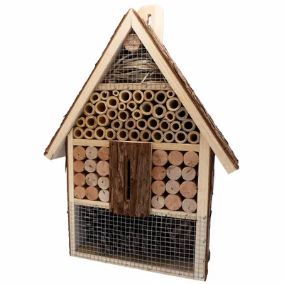 Ornements - Hotel a insectes 4 niveaux, sapin, H.35 x l.26.5 x prof. 9,5 cm - TRADE WINDS