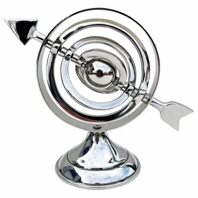 Objets de décoration - Sphere armillaire aluminium nickelé H : 15 cm - TRADE WINDS