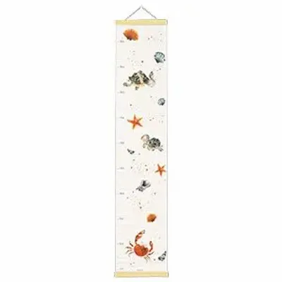 Objets déco enfant - Toise Sur Toile - Les Tortues et les Coquillages - POP ET SES FRÈRES