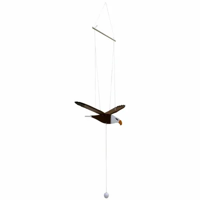 Objets déco enfant - Mobile aigle en bois L : 52 cm - TRADE WINDS