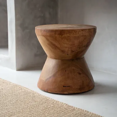 Stools - The Pacha Mama Stool - Natural - BAZAR BIZAR LIVING