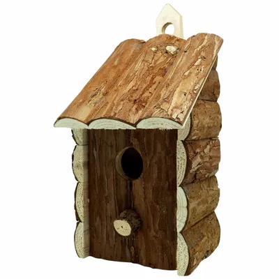 Ornements - Nichoir canadien, sapin, trou D.32 mm, H.23 x l.12.5 x prof. 10 cm - TRADE WINDS
