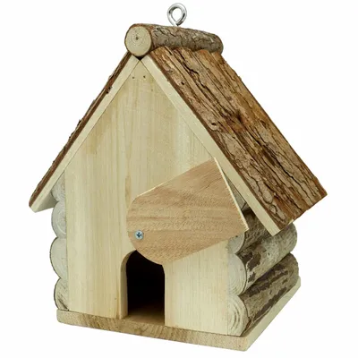 Ornaments - Chalet nest house in nanmu wood, diam. 10"1/2 mm, H : 8"2/3 x l. 7"1/2 x depth 6"1/10 - TRADE WINDS