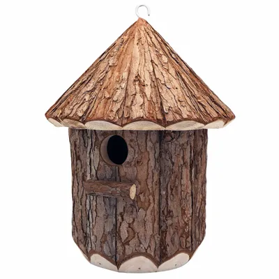 Ornements - Nichoir lutin, sapin, trou D.27 mm, H.25 x l.19 x prof. 17 cm - TRADE WINDS