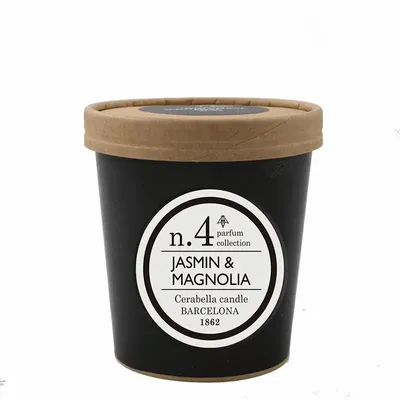 Bougies - NUMBERS NUM.4 JASMINE & MAGNOLIA CANDLE REFILL - CERABELLA SL