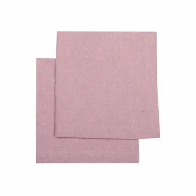 Table linen - SERVIETTE RECYCLÉE 2-PACK ELIN, ROSE CLAIR 45x45cm - BY WILLE
