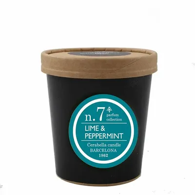 Bougies - NUMBERS NUM.7 LIME & PEPPERMINT CANDLE REFILL - CERABELLA SL