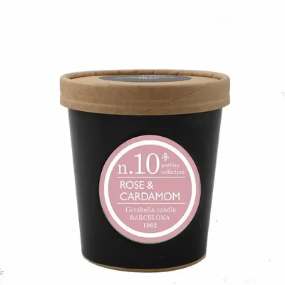 Candles - NUMBERS COLLECTION NUM.10 ROSE & CARDAMOM CANDLE REFILL - CERABELLA SL