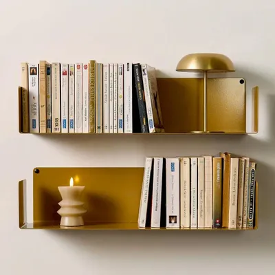 Other wall decoration - Wall Bookshelf 60 x 15 cm - Set of 2 - TEEBOOKS