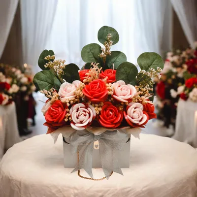 Candles - Candle Bouquet Flowers, Christmas Gift Candles, Decorative - WIRAWIRI
