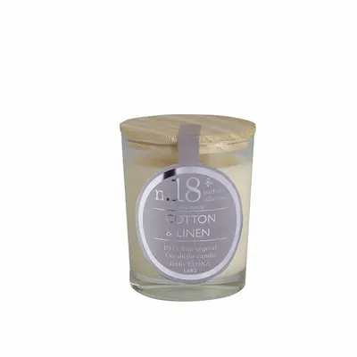 Candles - NUMBERS COLLECTION NUM.18 COTTON & LINEN PACK OF 9 - CERABELLA SL
