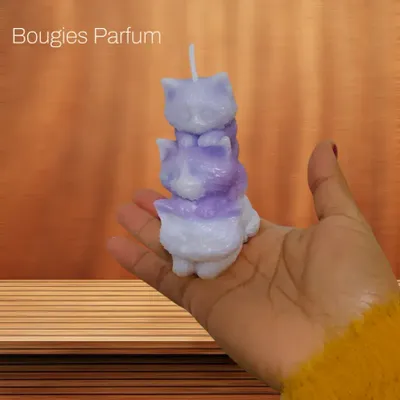 Candles - Cute Cat Candle – Handmade Artistic Gift for Cat Lovers - WIRAWIRI