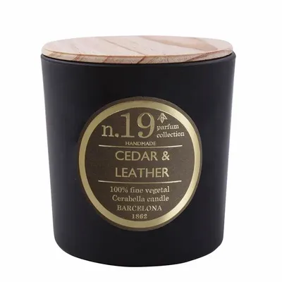 Candles - NUMBERS COLLECTION NUM.19 CEDAR & LEATHER - CERABELLA SL