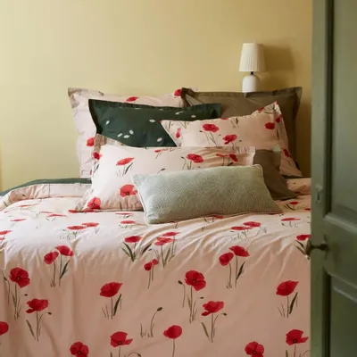 Bed linens - Un air de prairie cotton sateen bed linen - SYLVIE THIRIEZ