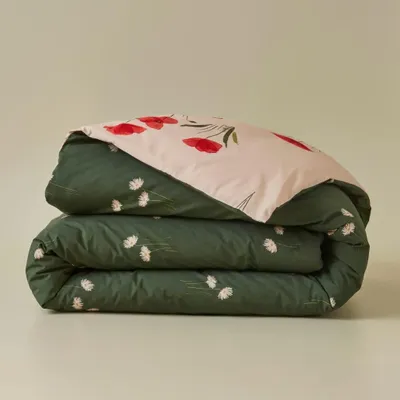 Bed linens - Un air de prairie cotton sateen bed linen - SYLVIE THIRIEZ