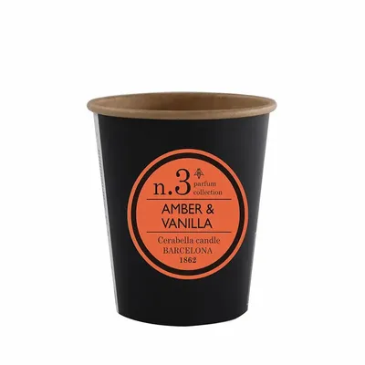 Bougies - NUMBERS NUM.3 AMBER & VANILLA CANDLE REFILL - CERABELLA SL