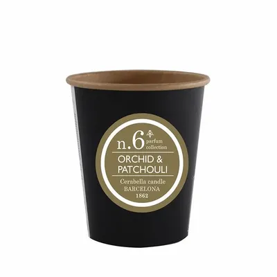 Candles - NUMBERS COLLECTION NUM.6 ORCHID & PACHOULI CANDLE REFILL - CERABELLA SL