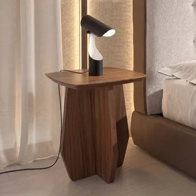 Table lamps - Table lamp in black and white steel - ANGEL CERDÁ