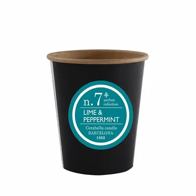 Candles - NUMBERS COLLECTION NUM.7 LIME & PEPPERMINT CANDLE REFILL - CERABELLA SL