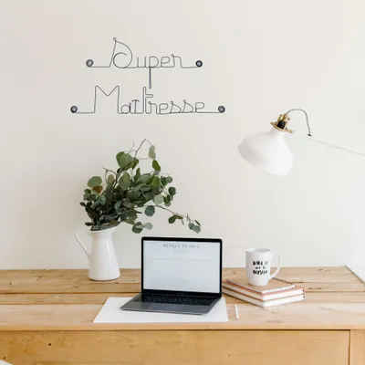 Gifts - End of school year gift "Super Teacher" - Decoration - BIJOUX DE MUR