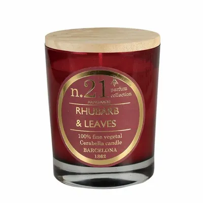 Candles - NUMBERS COLLECTION NUM.21 RHUBARB & LEAVES - CERABELLA SL