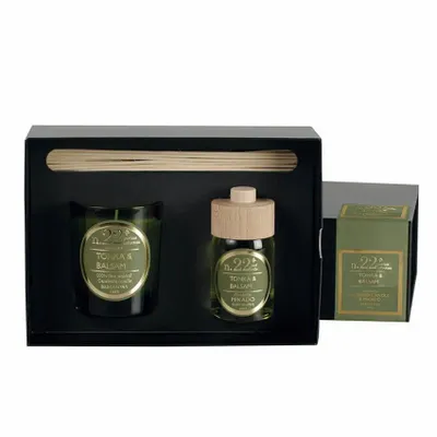 Candles - NUMBERS COLLECTION NUM.22 TONKA & BALSAM SET OF CANDLE AND DIFFUSER - CERABELLA SL