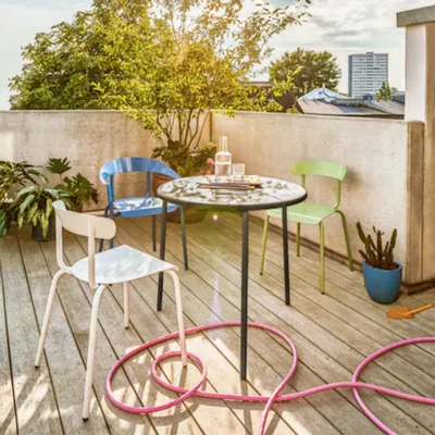 Dining Tables - ALU MITO stackable aluminum table - ALTEK ITALIA DESIGN
