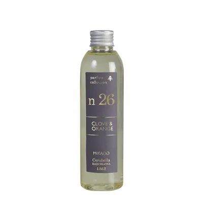Scent diffusers - NUMBERS COLLECTION NUM.26 CLOVE AND ORANGE DIFFUSER REFILL - CERABELLA SL