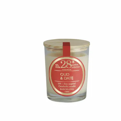 Candles - NUMBERS COLLECTION NUM.28 OUD & DATE PACK OF 9 - CERABELLA SL