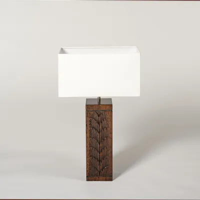 Table lamps - The Wooden Lamp Suzette - ESMERY EBENISTERIE