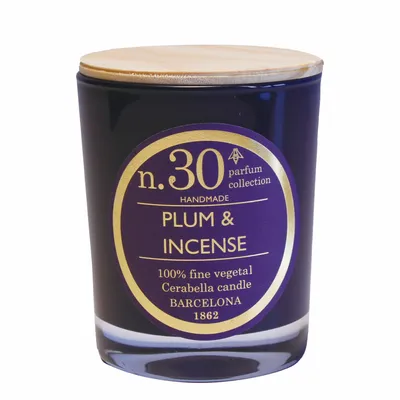 Candles - NUMBERS COLLECTION NUM.30 PLUM & INCENSE - CERABELLA SL