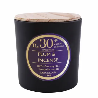 Candles - NUMBERS COLLECTION NUM.30 PLUM & INCENSE - CERABELLA SL