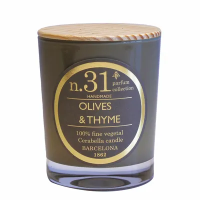Bougies - NUMBERS NUM.31 OLIVES & THYME - CERABELLA SL