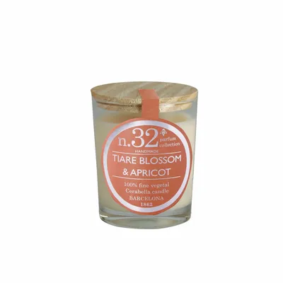 Candles - NUMBERS COLLECTION NUM.32 TIARE BLOSSOM & APRICOT PACK OF 9 - CERABELLA SL