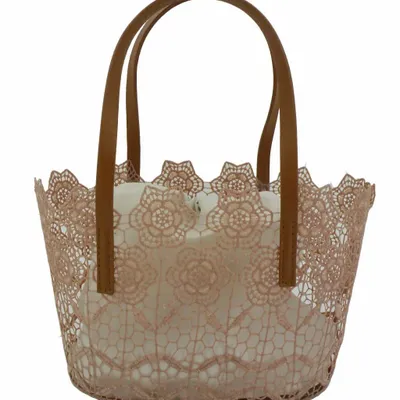 Bags and totes - Ecru lace tote bag - ROLANDE DU DREUILH  LACE JEWEL