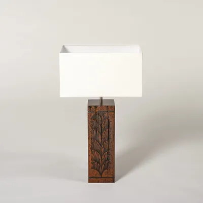 Table lamps - The Wooden Lamp Suzette - ESMERY EBENISTERIE