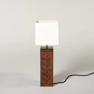 Desk lamps - The Wooden Lamp Laure - ESMERY EBENISTERIE