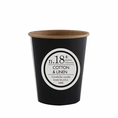 Bougies - NUMBERS NUM.18 COTTON & LINEN CANDLE REFILL - CERABELLA SL