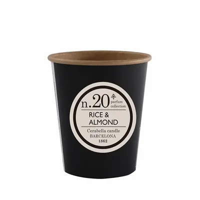 Candles - NUMBERS COLLECTION NUM.20 RICE & ALMOND CANDLE REFILL - CERABELLA SL