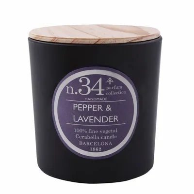 Candles - NUMBERS COLLECTION NUM.34 PEPPER & LAVENDER - CERABELLA SL