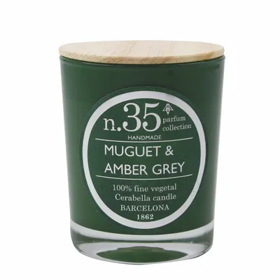Bougies - NUMBERS NUM.35 MUGUET & AMBER GREY - CERABELLA SL