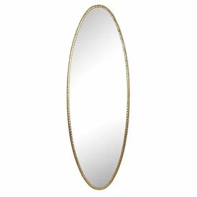 Decorative objects - GOLD METAL OVAL DECORATIVE MIRROR 41X120CM - EMDE