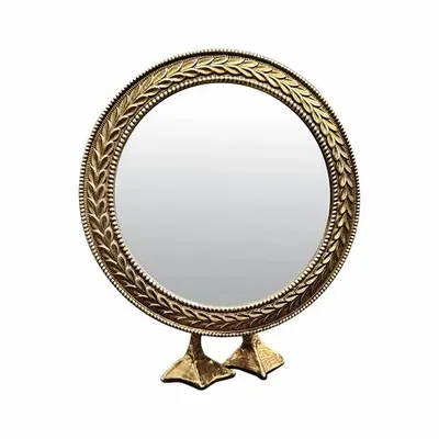 Decorative objects - FREESTANDING GOLD DUCK MIRROR 12.8X6X15.8CM - EMDE