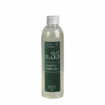 Diffuseurs de parfums - NUMBERS NUM.35 MUGUET & AMBER GREY DIFFUSER REFILL - CERABELLA SL