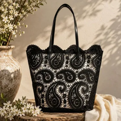 Bags and totes - Lace tote bag - ROLANDE DU DREUILH  LACE JEWEL