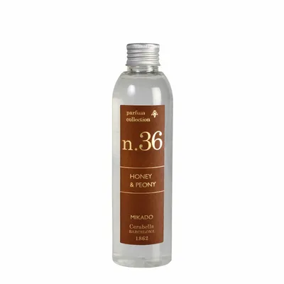 Diffuseurs de parfums - NUMBERS NUM.36 HONEY & PEONY DIFFUSER REFILL - CERABELLA SL